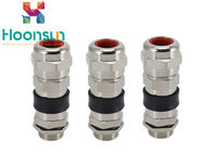 Double Seal Metal Armored Cable Gland กันน้ำ IP68 สารหน่วงไฟ