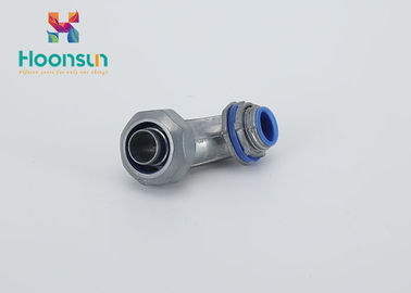 ตัวเชื่อมต่อแบบ Liquid Tight Connector ขั้วต่อลำเลียงอ่อน / 90 องศาพร้อม Flameproof