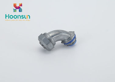 ตัวเชื่อมต่อแบบ Liquid Tight Connector ขั้วต่อลำเลียงอ่อน / 90 องศาพร้อม Flameproof
