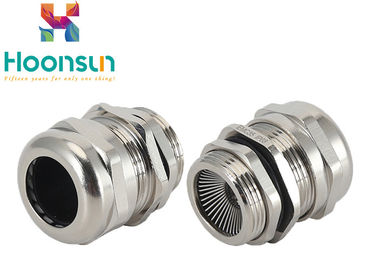 สปริงชนิดสายเคเบิลอีเอ็มซีต่อม NPT ด้ายทองเหลืองเคเบิ้ลต่อมกับ LockNut