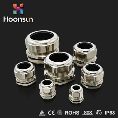 25MM Shielding Spring พลังงานแสงอาทิตย์ EMC Cable Gland IP68 Thread